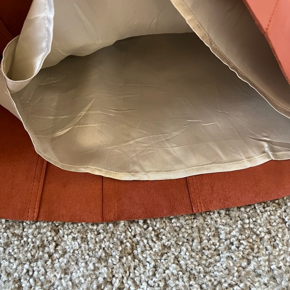 Sandro Real Leather Belted Skirt - Picture 6 of 8